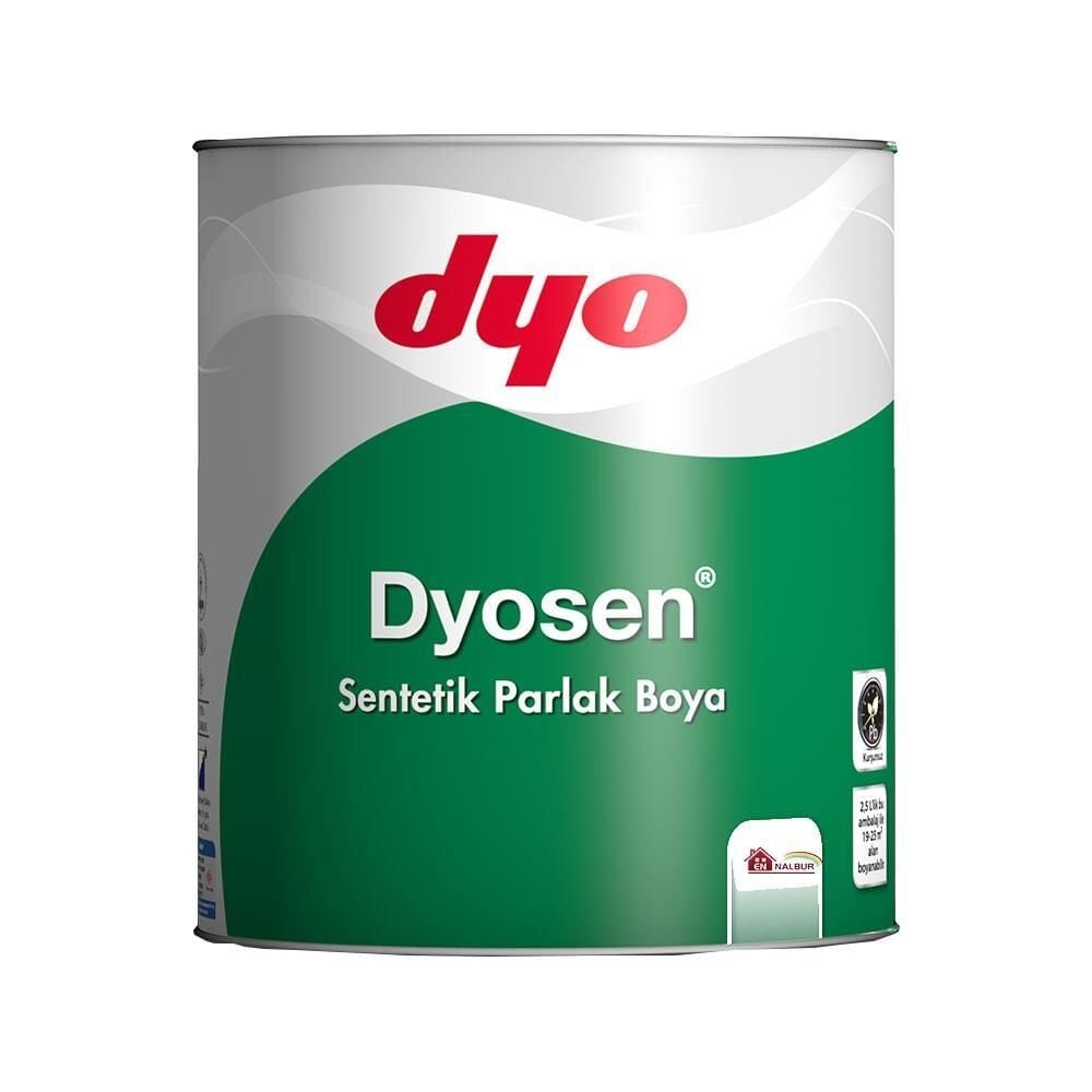 Dyosen Sentetik Parlak Boya 2,5 Lt Krom Sarı