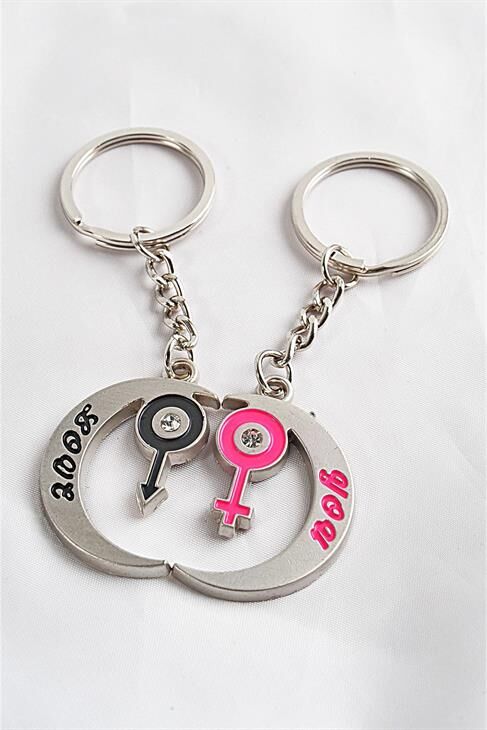 Love You Yazılı Best Friends Arkadaş Anahtarlık Aksesuarı