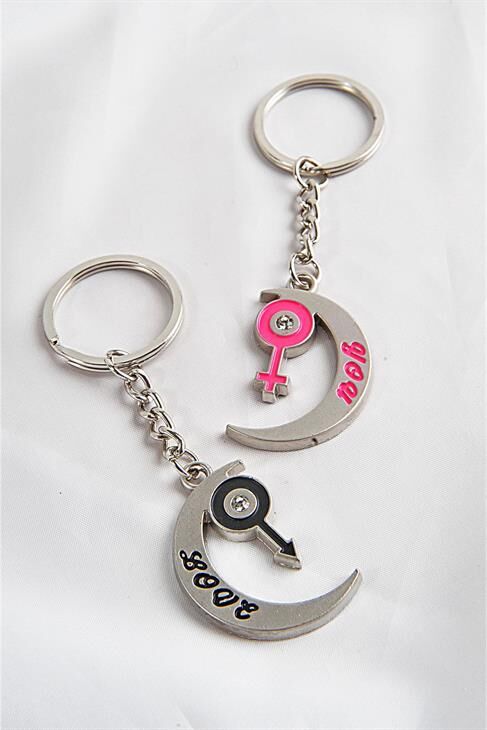 Love You Yazılı Best Friends Arkadaş Anahtarlık Aksesuarı