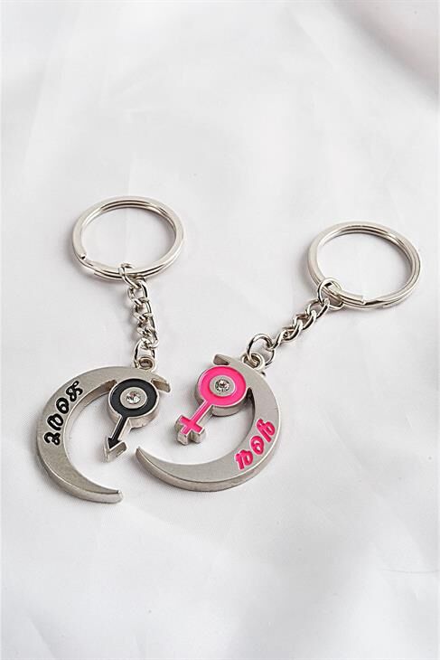 Love You Yazılı Best Friends Arkadaş Anahtarlık Aksesuarı