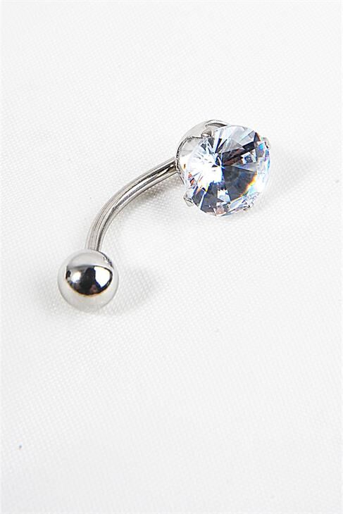 Zirkon Taşlı Cerrahi Çelik Piercing, Küpe, Kulak, Dudak, Kıkırdak,