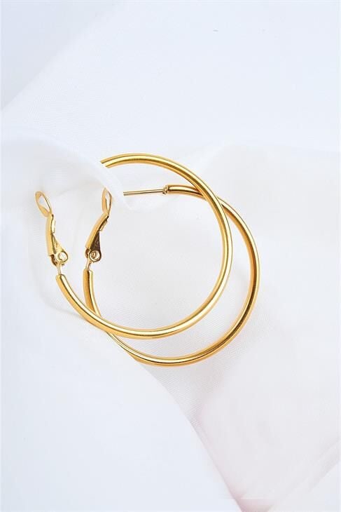 Halka Tasarımlı Çelik Küpe