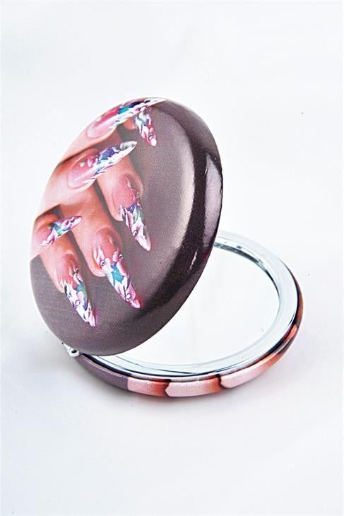 Özel Tasarımlı Küçük Cep Aynası Makyaj Aparatı