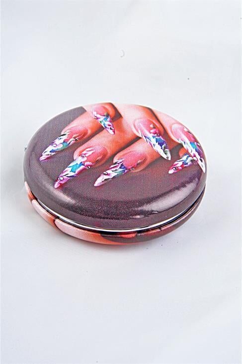 Özel Tasarımlı Küçük Cep Aynası Makyaj Aparatı