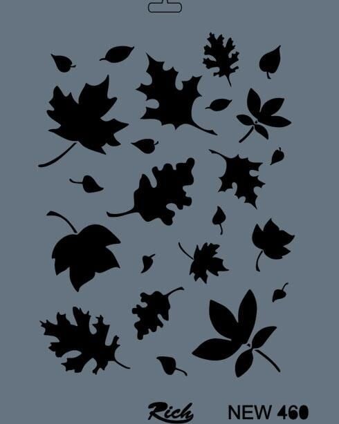 Rich New Seri N460 Stencil 35X25 Cm