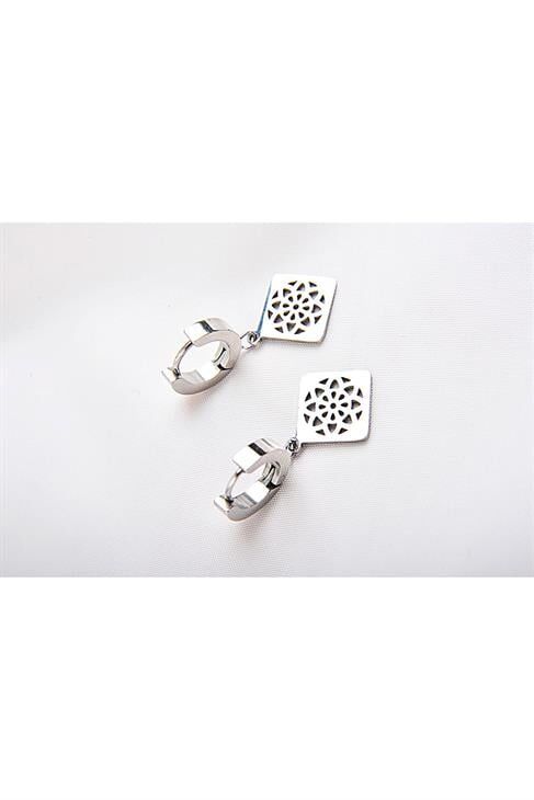 Çelik Yıldız Tasarımlı Kararmaz Paslanmaz Çelik Kolye