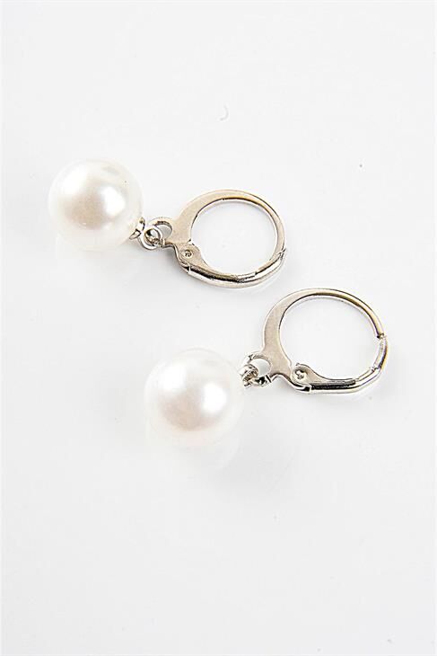 Incili Sallantılı Kancalı Kadın Inci Küpe