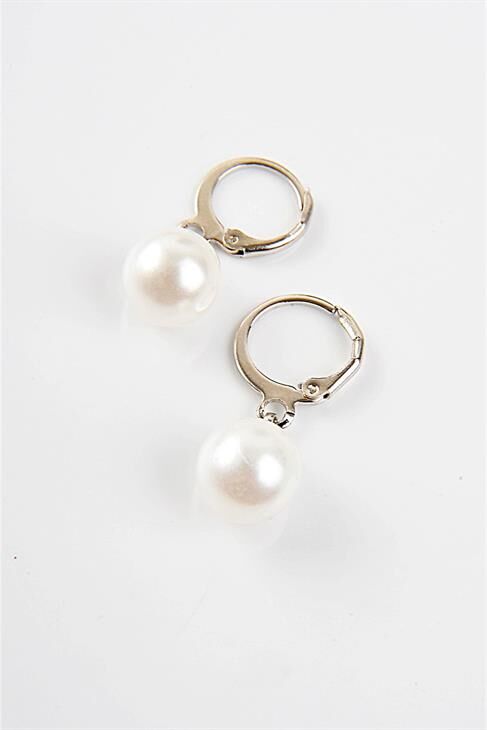 Incili Sallantılı Kancalı Kadın Inci Küpe