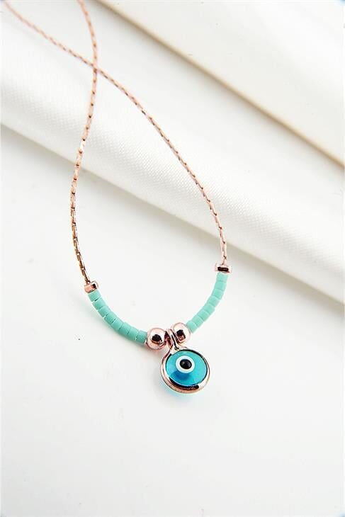 Nazarlık Figürlü Rose Renkli Halhal Ayak Aksesuarı