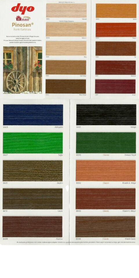 Pinosan Ahşap Verniği 0,75 Litre 8405 Balsa