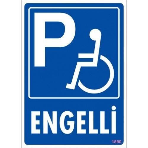 Engelli Uyarı Levhası 25X35 Kod:1590
