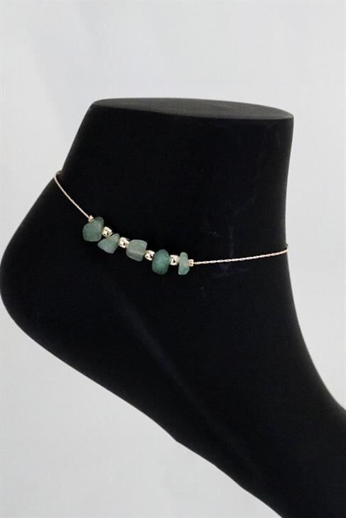 Doğal Taşlı Halhal Ayak Aksesuarı