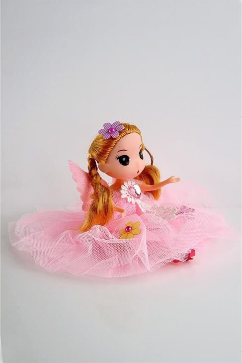 Bebek Tasarımlı Elbiseli Çocuk Genç Anahtarlık