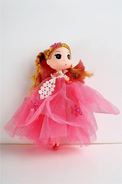 Bebek Tasarımlı Elbiseli Çocuk Genç Anahtarlık