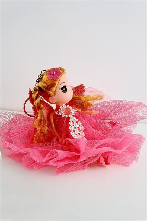 Bebek Tasarımlı Elbiseli Çocuk Genç Anahtarlık