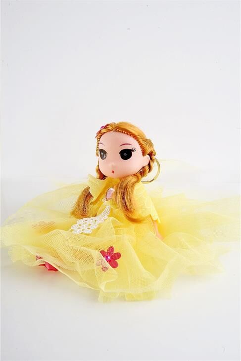 Bebek Tasarımlı Elbiseli Çocuk Genç Anahtarlık