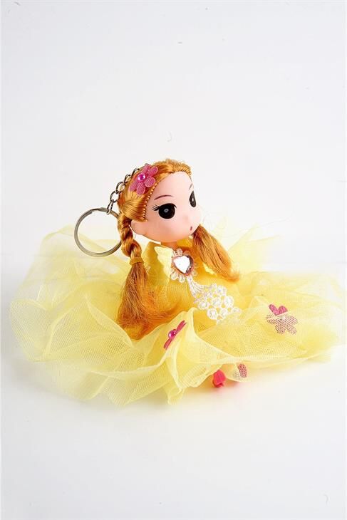 Bebek Tasarımlı Elbiseli Çocuk Genç Anahtarlık