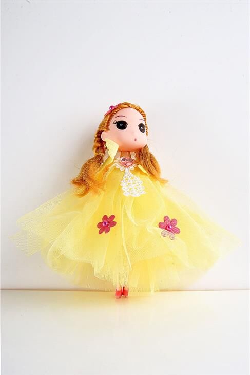 Bebek Tasarımlı Elbiseli Çocuk Genç Anahtarlık