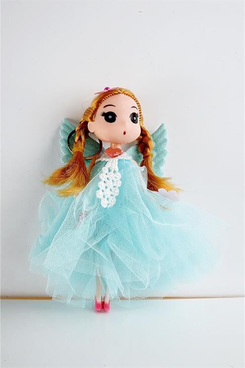 Bebek Tasarımlı Elbiseli Çocuk Genç Anahtarlık