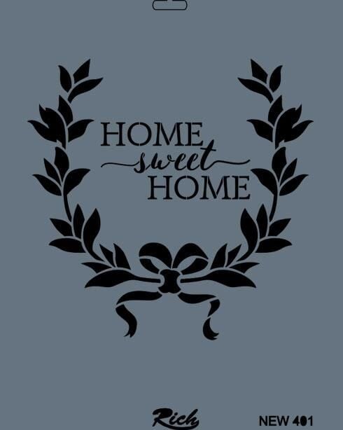 Rich New Seri N401 Stencil 35X25 Cm