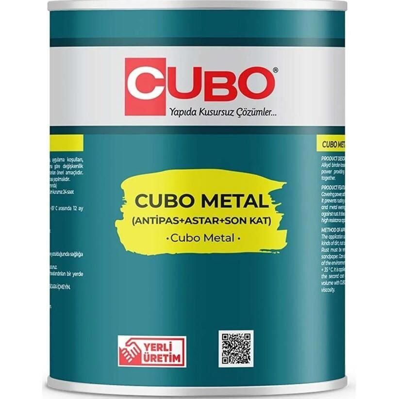 Cubo Metal Pas Boyası Ral 7016 Antrasit Gri̇ 2,5 Litre