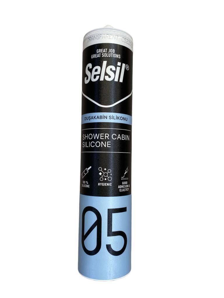 Selsil 05 Mutfak Duşakabin Silikonu Şeffaf 280 Ml