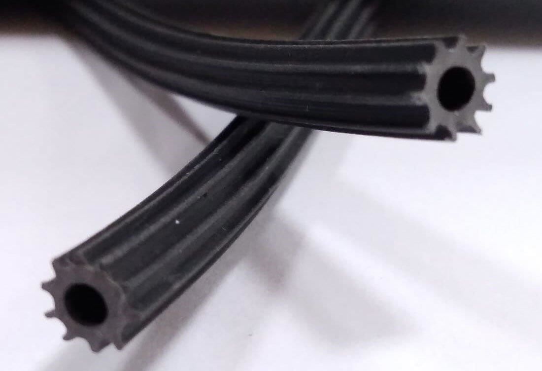 Sineklik Fitili 4,5 Mm Siyah 10 Metre