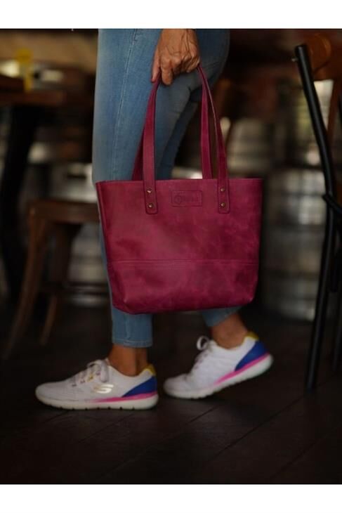 Isminize Özel Deri Tote Bag