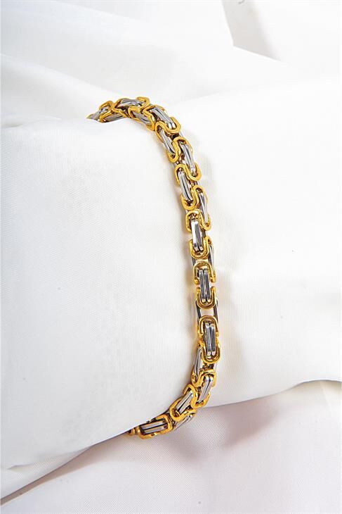 Gold Ve Metalik Renk Unisex Bileklik