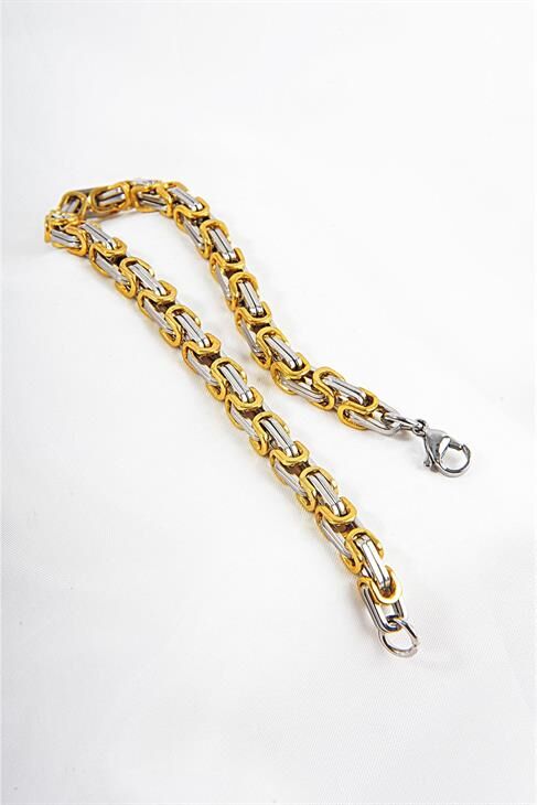 Gold Ve Metalik Renk Unisex Bileklik