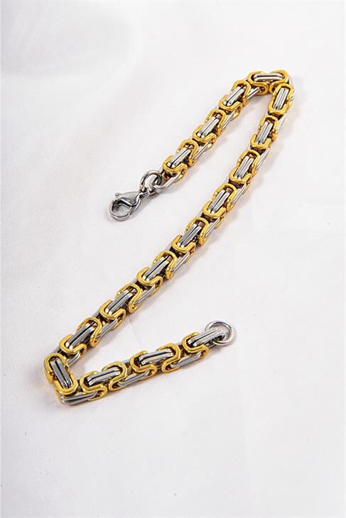 Gold Ve Metalik Renk Unisex Bileklik