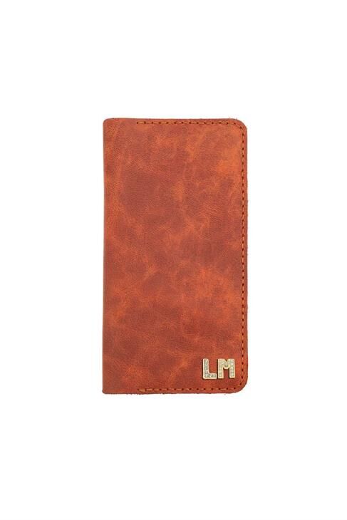 Isminizin Baş Harflerine Özel %100 Dana Deri Rainbow Uzun Tobacco Cüzdan