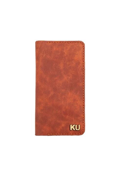 Isminizin Baş Harflerine Özel %100 Dana Deri Rainbow Uzun Tobacco Cüzdan