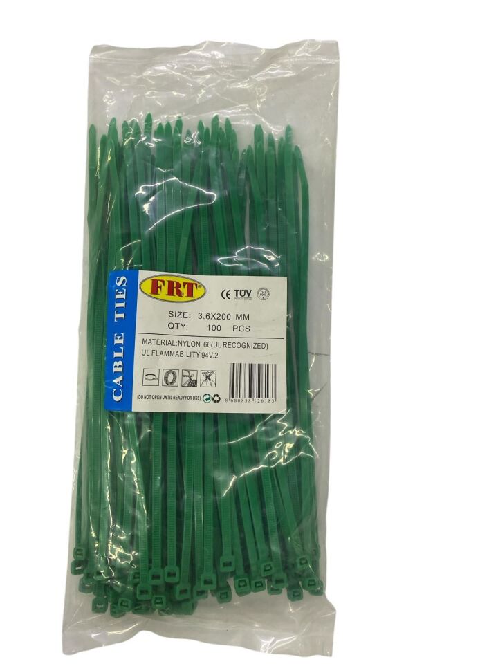 Ennalbur Frt Yeşil 3,6X200 Kablo Bağı