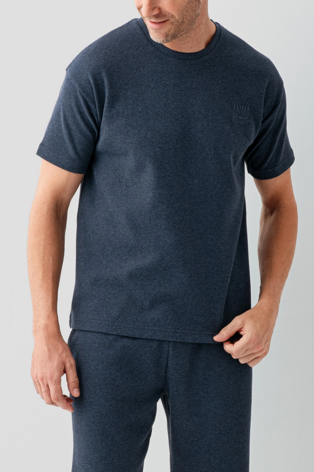 RolyPoly 3725-S Erkek O Yaka Bermuda Takım