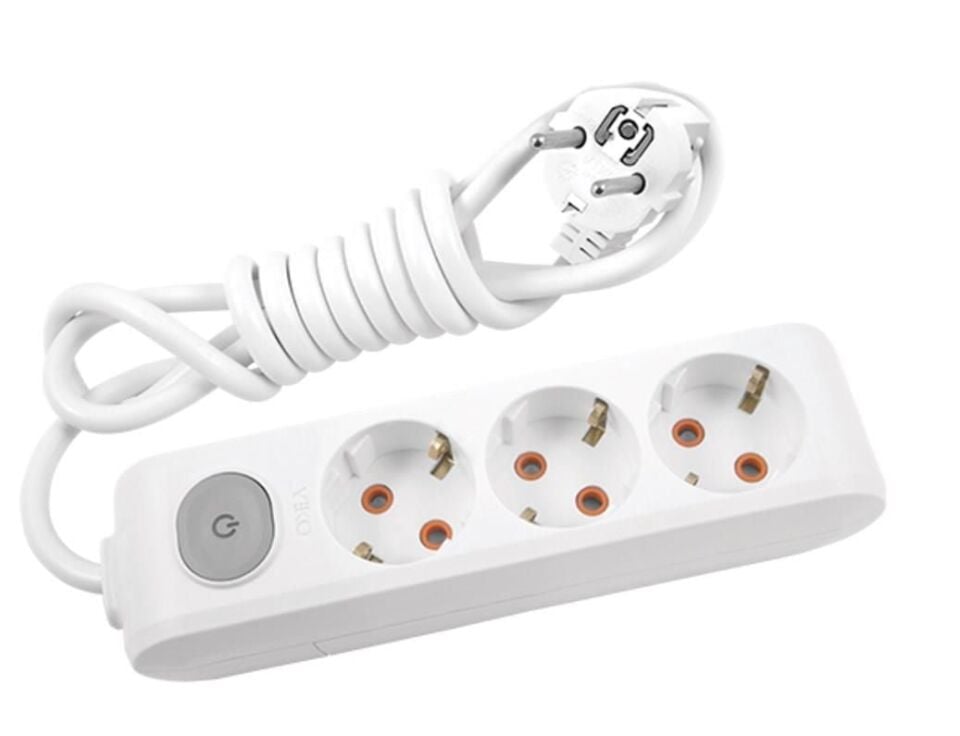 Viko MultiLet Kablolu Grup Priz 3 Lü 3 Metre