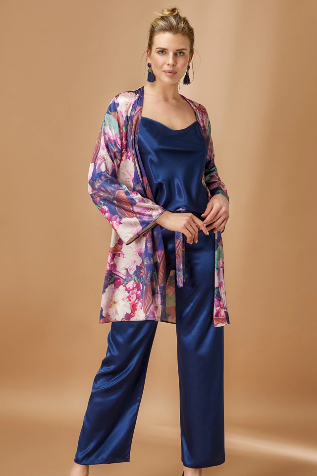 Nurteks 5951 Battal Sabahlıklı Pijama Takım