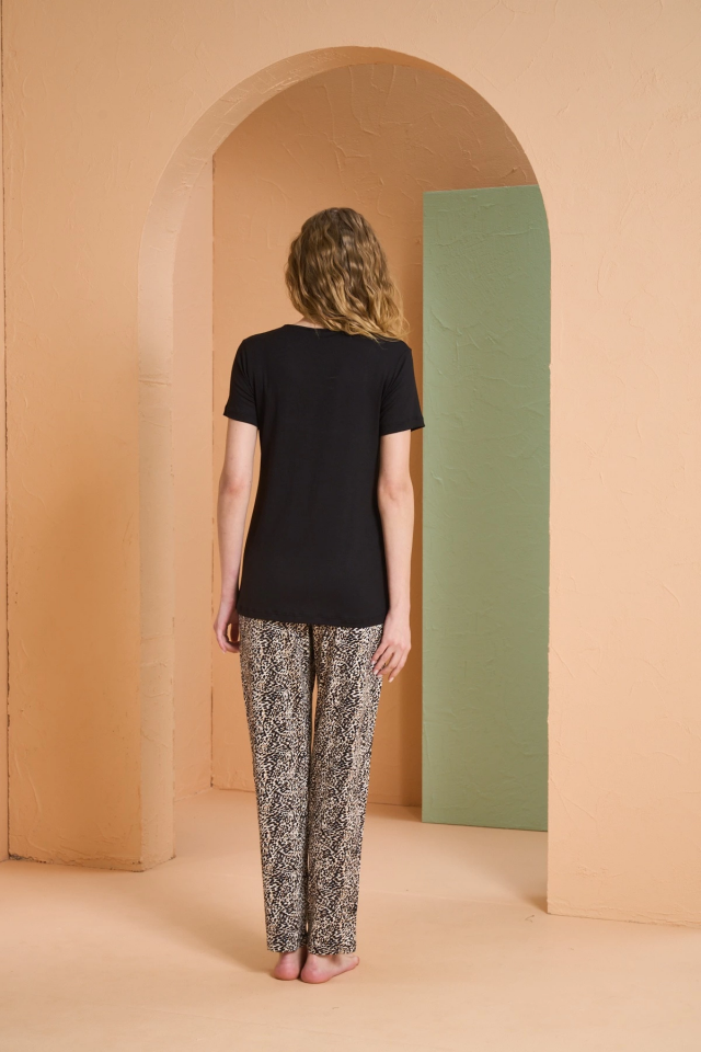 PJS 27036 Kadın Kısa Kol Pijama Takımı