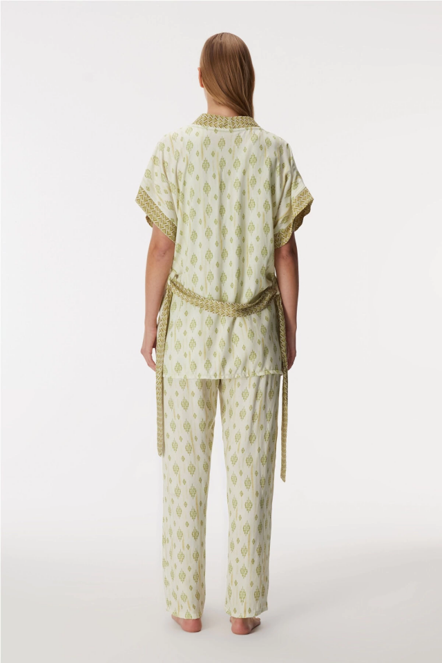 Anıl 11421 Kadın Sabahlık, Atlet ve Pantolon Takım