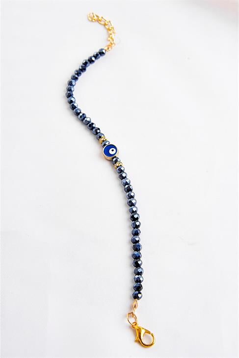 Nazar Boncuğu Tasarımlı Renkli Bileklik