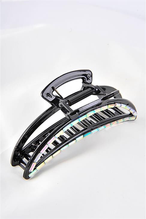 Büyük Boy Taşlı Renkli Mandal Toka