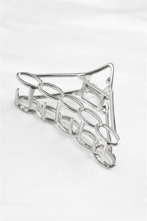 Metal Gümüş Renkli Mandal Toka