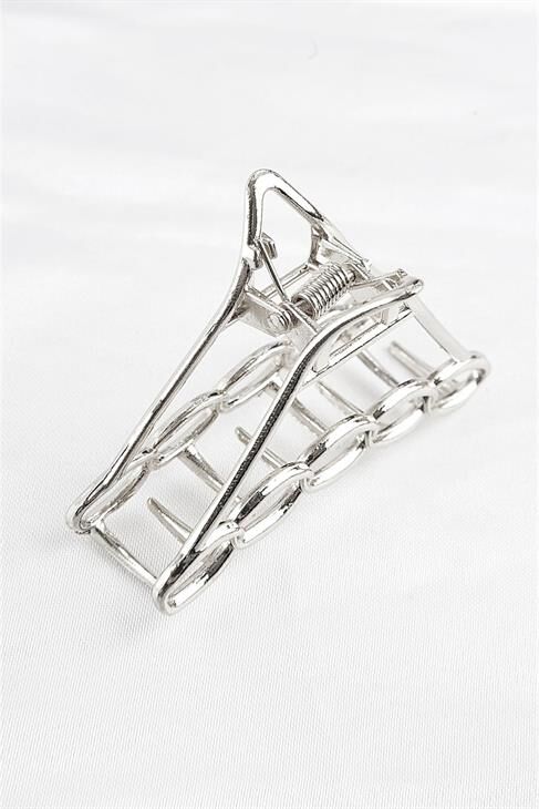 Metal Gümüş Renkli Mandal Toka