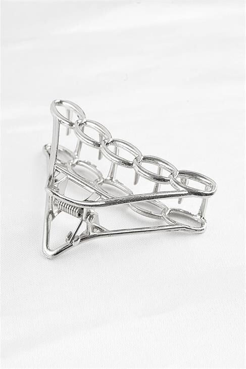 Metal Gümüş Renkli Mandal Toka