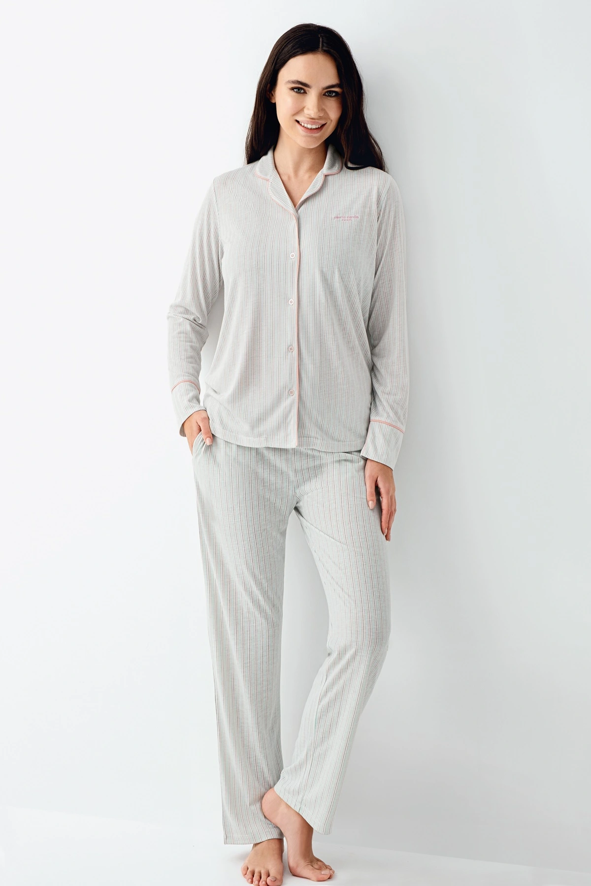 Pierre Cardin 9051-S Gömlek Pijama Takımı