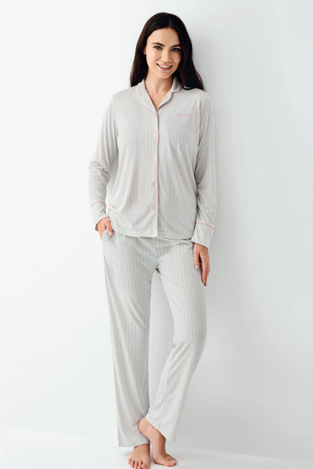 Pierre Cardin 9051-S Gömlek Pijama Takımı