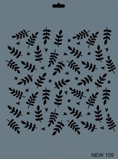 Rich New Seri N159 Stencil 35X25 Cm