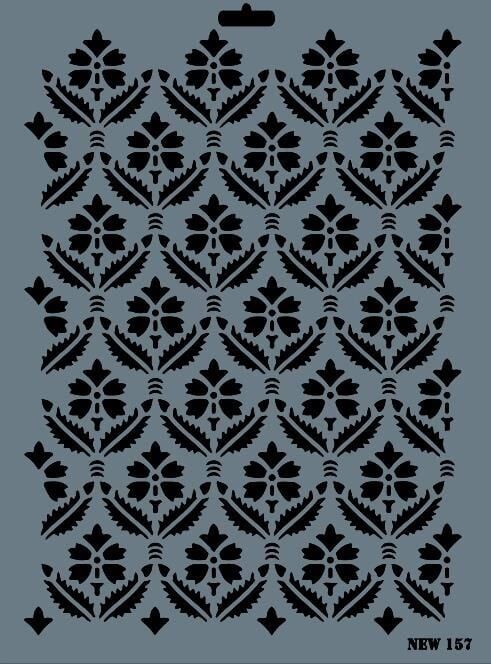Rich New Seri N157 Stencil 35X25 Cm