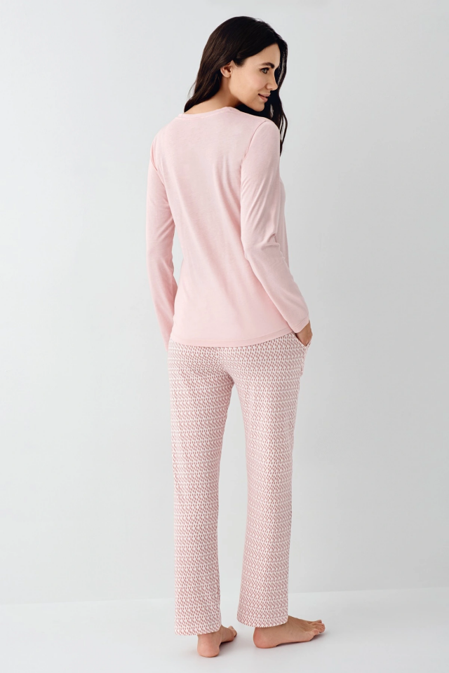 Pierre Cardin 9080-X Kadın Uzun Kol Pijama Takım