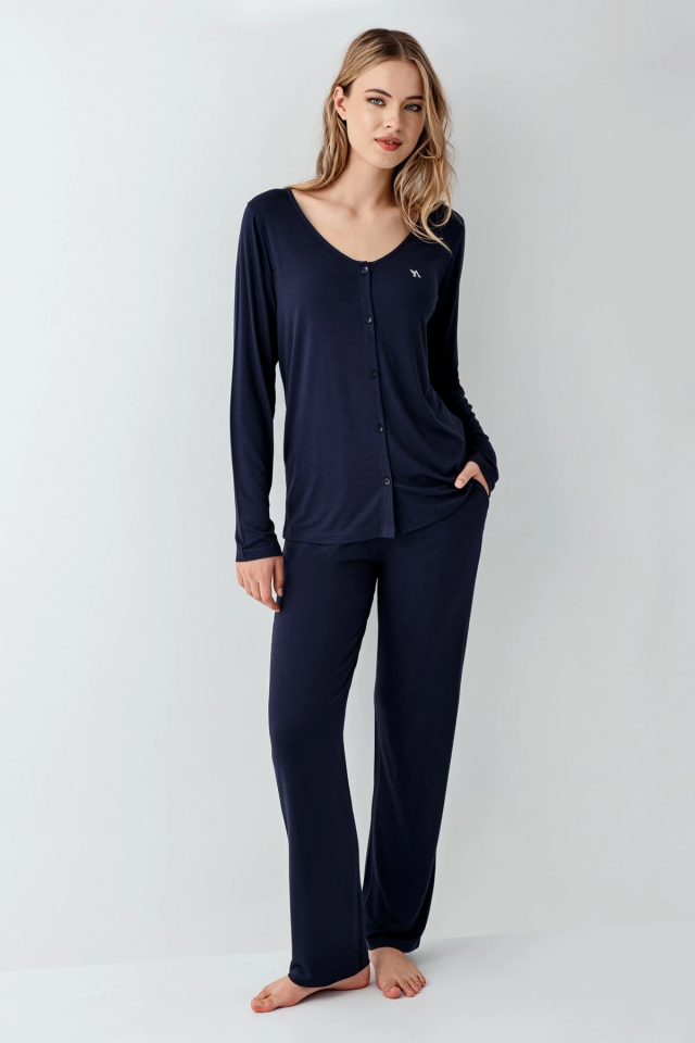 Arnetta 3460-S Kadın Uzun Kol Pijama Takım